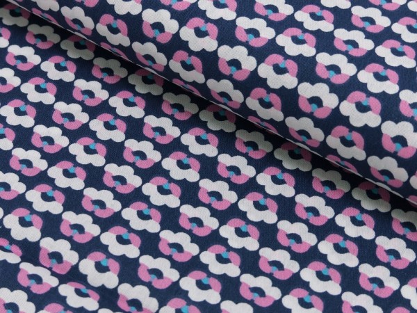 Baumwoll Druck Fabulous Flowers