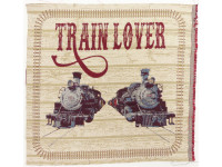 Gobelin Panel "Train Lover" - für Kissen, Taschen etc. Gobelin Panel "Train Lover" - für Kissen, Taschen etc.
