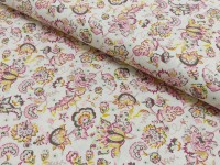 Baumwoll Druck Paisley Flowers Baumwoll Druck Paisley Flowers
