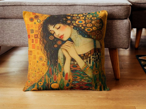 Panel Druck "Klimt Fortuna" - schwere Webware für Kissen, Taschen etc.