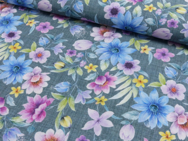 Deko Digital Druck Blüten Blumen