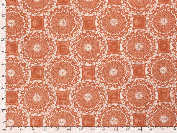 Viskose Leinen Mandala