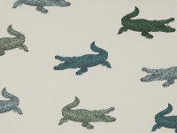 Vorschau: Baumwoll Jersey Druck Krokodil Vorschau: Baumwoll Jersey Druck Krokodil