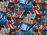 Baumwoll Jersey Digital Druck Manga Baumwoll Jersey Digital Druck Manga