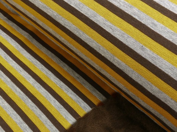 Alpenfleece Druck Streifen