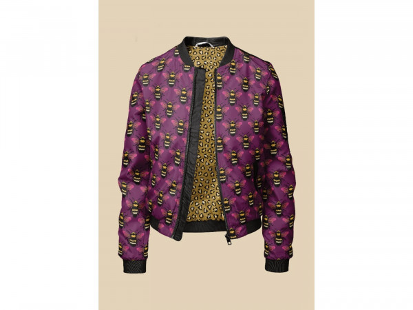 French Terry Digital Druck - Bumblebee Love - BEE BUMBLEBEE