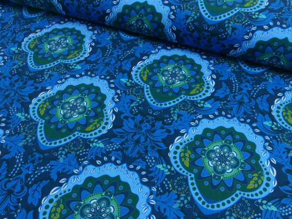 French Terry Digital Druck Mandala