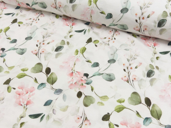 Viskose Jersey Digital Druck Flowers