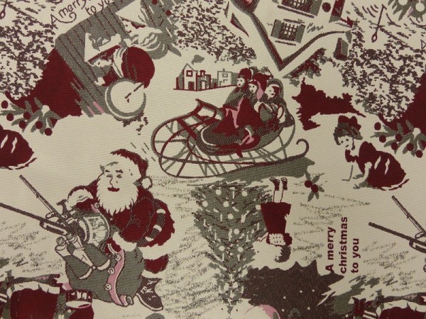 Jacquard Doppelgewebe Weihnachten