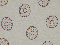 Baumwoll Jersey Druck Glitzer Donuts Baumwoll Jersey Druck Glitzer Donuts
