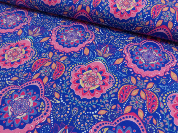 French Terry Digital Druck Mandala