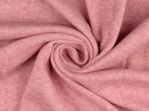 Viskose Strick melange uni