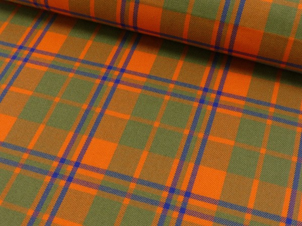 Polyester Viskose Karo Italien