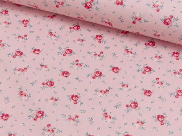 Baumwoll Druck Charming Rose