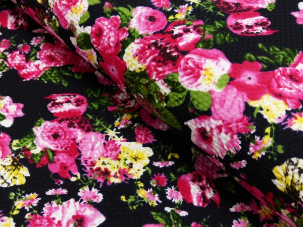 Polyester Druck Blumen