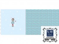 Baumwoll Jersey Digital Druck Winter Girl (Panel) Baumwoll Jersey Digital Druck Winter Girl (Panel)