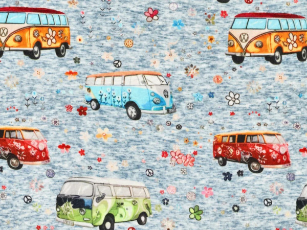 Alpenfleece Druck Retro Vans