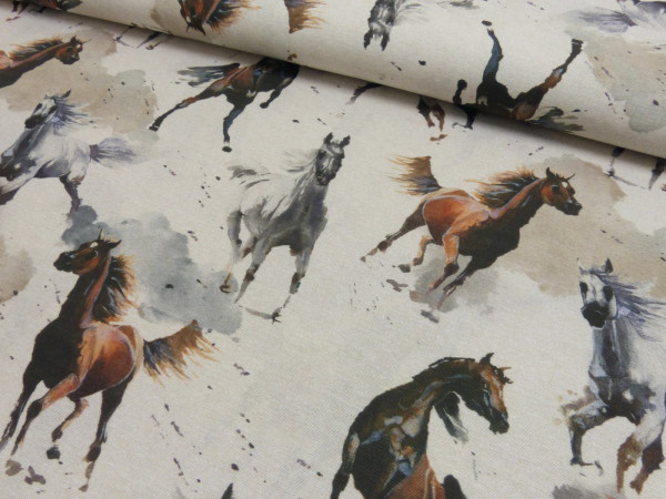 Deko Digital Druck Pferde Horses