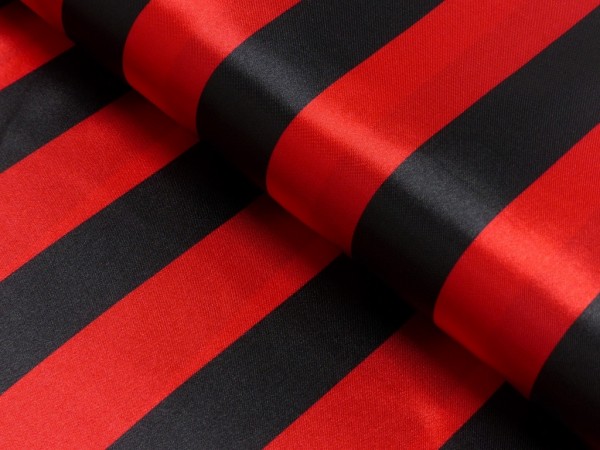 Polyester Satin Druck Blockstreifen