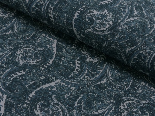 Viskose Stretch Druck Paisley
