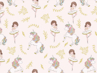 Baumwoll Jersey Digital Druck - Pretty ballerina Baumwoll Jersey Digital Druck - Pretty ballerina