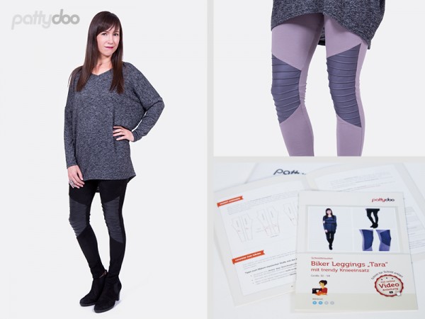 Schnittmuster Tara Biker Leggings by pattydoo