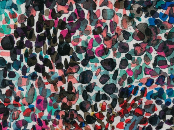 Viscose Jersey Druck Multicolor - Leo