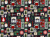 Baumwoll Druck Weihnachten Baumwoll Druck Weihnachten