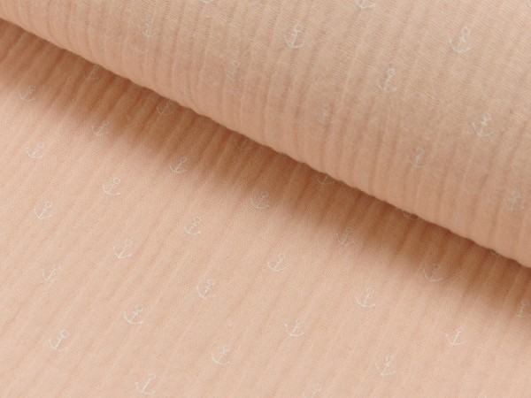Double Gauze Druck Anker