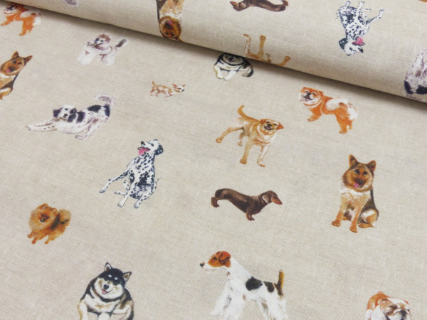 Deko Digital Druck Hunde Dogs