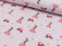 Baumwoll Jersey Druck Prinzessin Baumwoll Jersey Druck Prinzessin