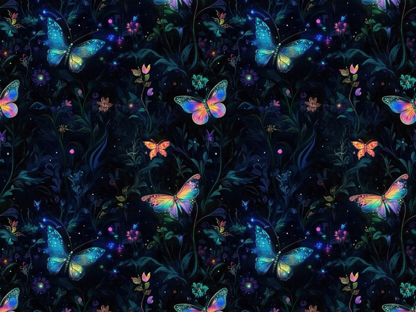 Canvas Digital Druck Magic Butterfly