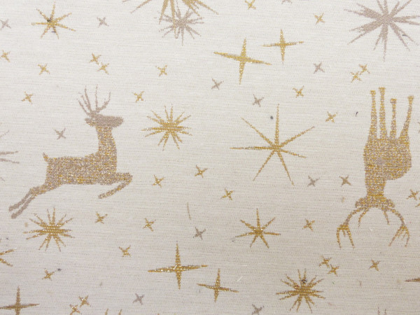 Jacquard Lurex Weihnachten