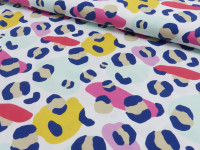 Baumwoll Jersey Digital Druck Funky Leo Baumwoll Jersey Digital Druck Funky Leo