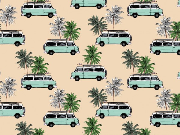 French Terry Druck Venice Beach (Kombi)