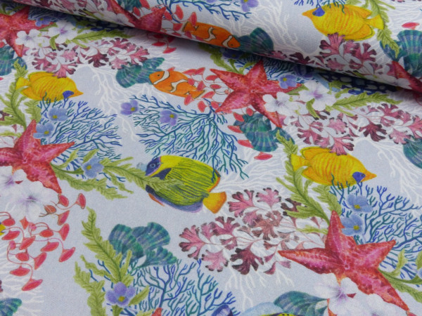 Canvas Digital Druck Coral Garden