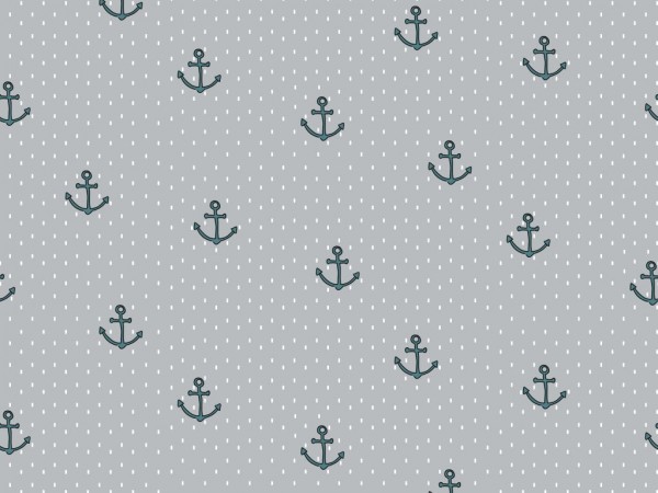 Poplin Druck Baby Maritime