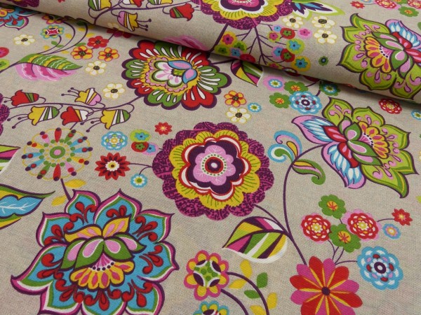 Deko Druck Flower Power