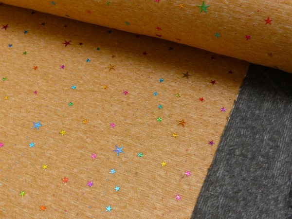 Alpenfleece Spritzdruck Sterne