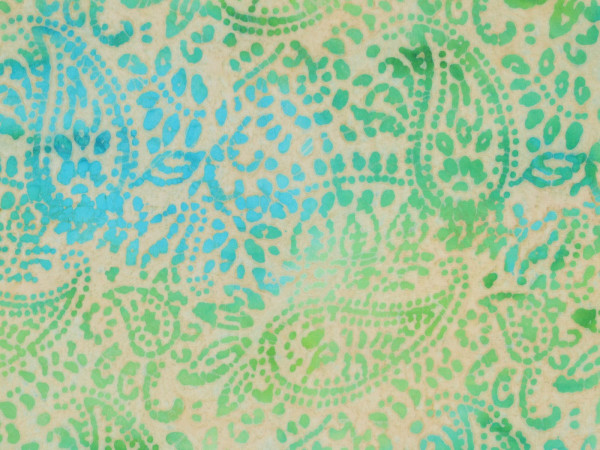 Viskose Druck Batik handgefertigt