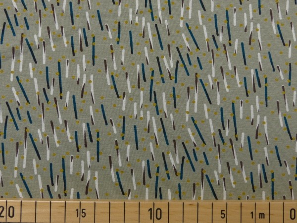 Viskose Jersey Druck Striche