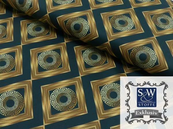 Baumwoll Satin Druck Pompös