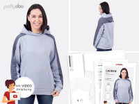 Schnittmuster "Lauryn" Oversize-Hoodie by pattydoo Schnittmuster "Lauryn" Oversize-Hoodie by pattydoo