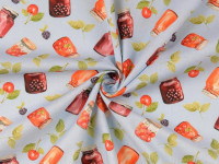 Vorschau: Baumwoll Digital Druck Marmelade Vorschau: Baumwoll Digital Druck Marmelade