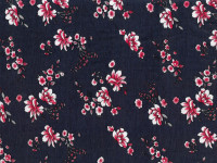 Viskose Druck Blüten Viskose Druck Blüten