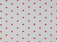 Baumwoll Popeline Druck Herzen Baumwoll Popeline Druck Herzen