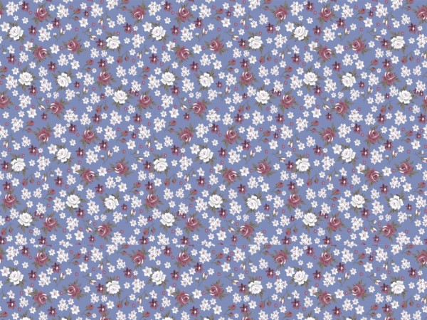 Baumwoll Druck Rosen