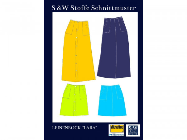 Schnittmuster Leinenrock "Lara" by S&W Stoffe