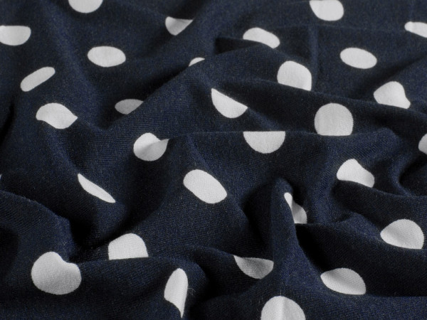 Viskose Jersey Druck Tupfen