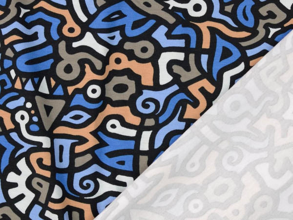 Baumwoll Jersey Druck